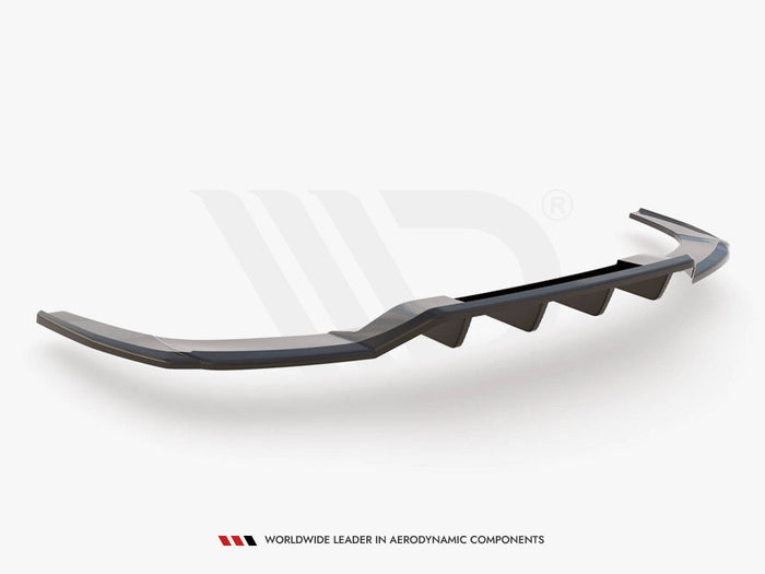 Maxton Design - CENTRAL REAR SPLITTER (VERTICAL BARS) AUDI A3 S-LINE SEDAN 8Y