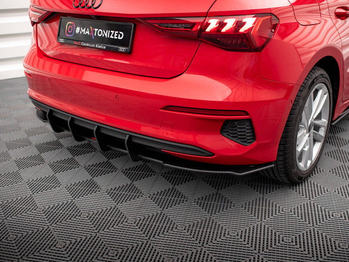 Maxton Design - STREET PRO REAR DIFFUSER AUDI A3 SPORTBACK 8Y
