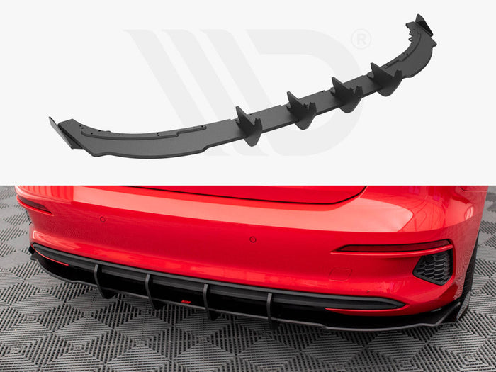 Maxton Design - STREET PRO REAR VALANCE + FLAPS AUDI A3 SPORTBACK 8Y