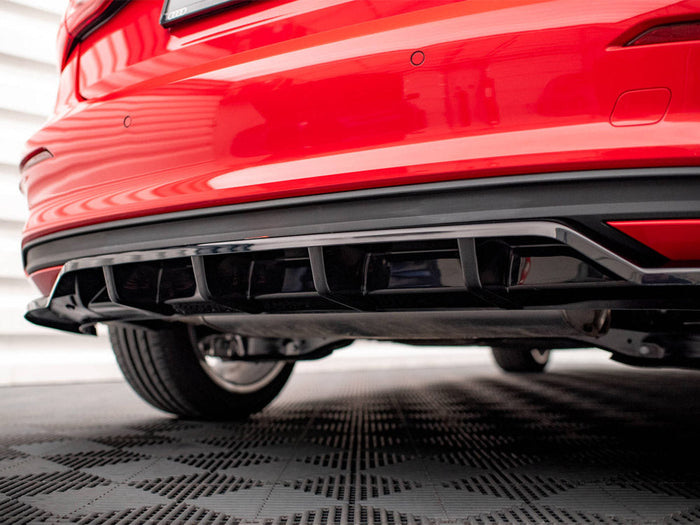 Maxton Design - CENTRAL REAR SPLITTER (VERTICAL BARS) AUDI A3 SPORTBACK 8Y