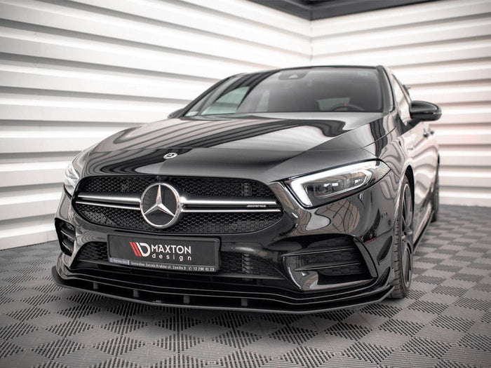 Maxton Design - STREET PRO FRONT SPLITTER MERCEDES A35 AMG / AMG-LINE W177