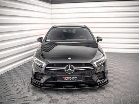Maxton Design - STREET PRO FRONT SPLITTER + FLAPS MERCEDES A35 AMG / AMG-LINE W177
