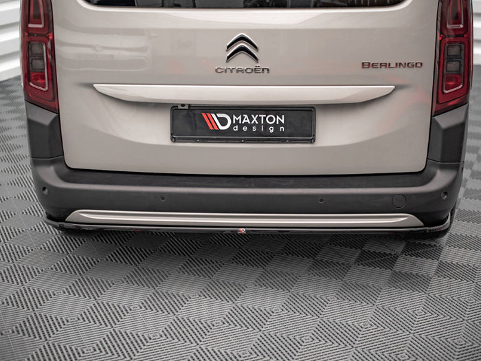 Citroen Berlingo Mk3 Central Rear Splitter - Maxton Design