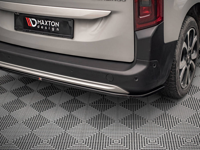 Citroen Berlingo Mk3 Central Rear Splitter - Maxton Design