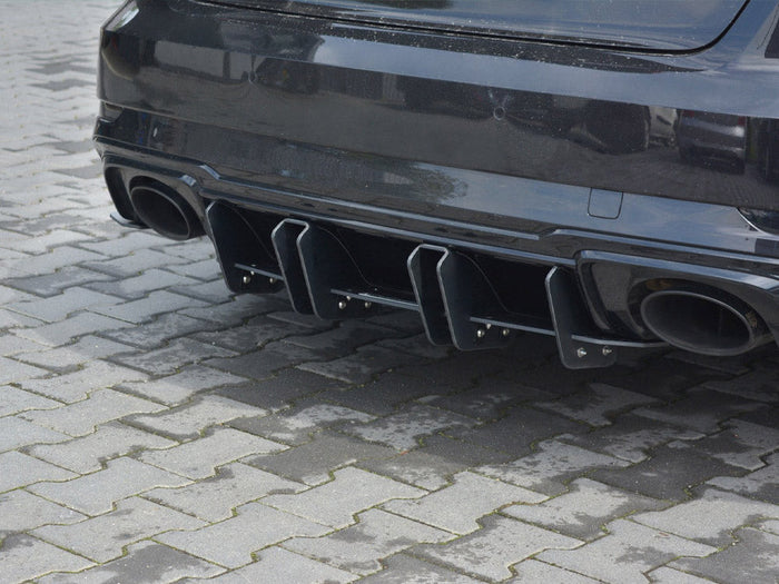 Maxton Design - REAR DIFFUSER V.2 AUDI RS3 8V FL SPORTBACK