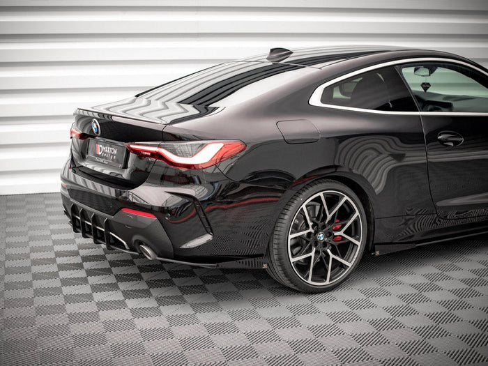 Maxton Design - STREET PRO REAR SIDE SPLITTERS + FLAPS BMW 4 M-PACK G22