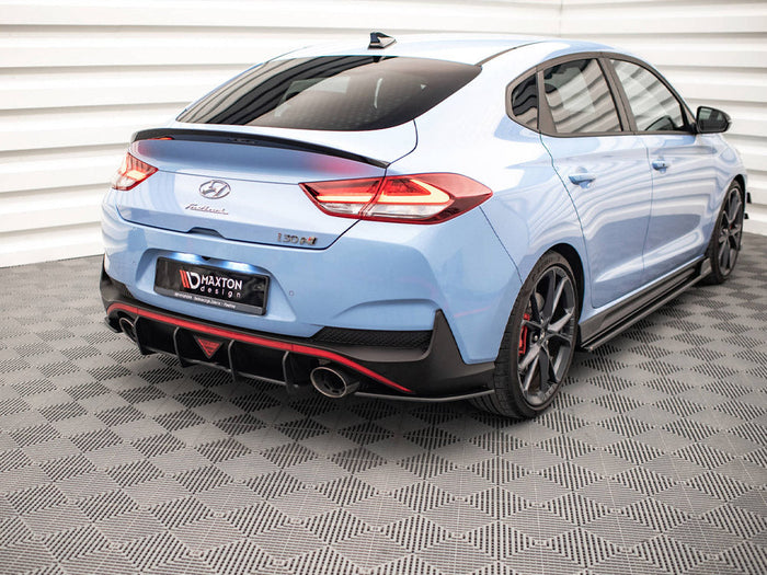 Maxton Design - STREET PRO REAR SIDE SPLITTERS HYUNDAI I30 N FASTBACK MK3