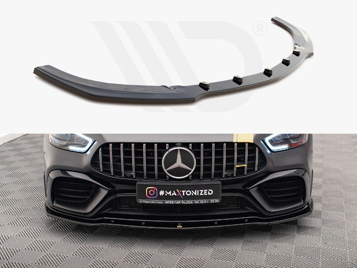 Maxton Design - FRONT SPLITTER V.2 MERCEDES AMG GT 63S 4-DOOR COUPE (2018 -)