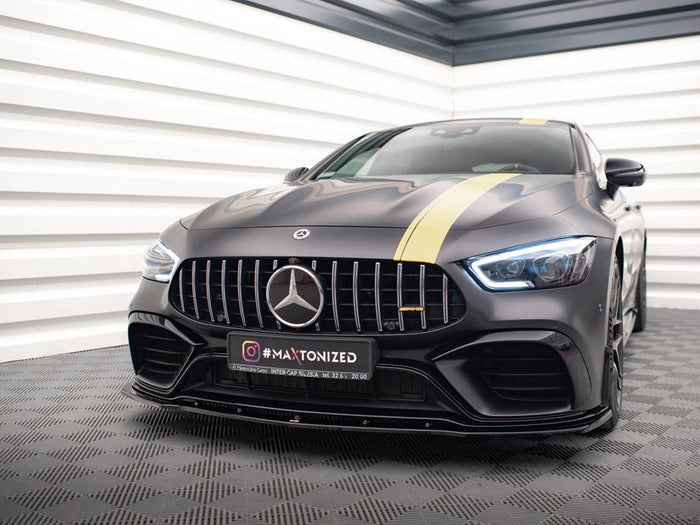 Maxton Design - FRONT SPLITTER V.2 MERCEDES AMG GT 63S 4-DOOR COUPE (2018 -)
