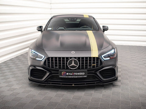 Maxton Design - FRONT SPLITTER V.2 MERCEDES AMG GT 63S 4-DOOR COUPE (2018 -)