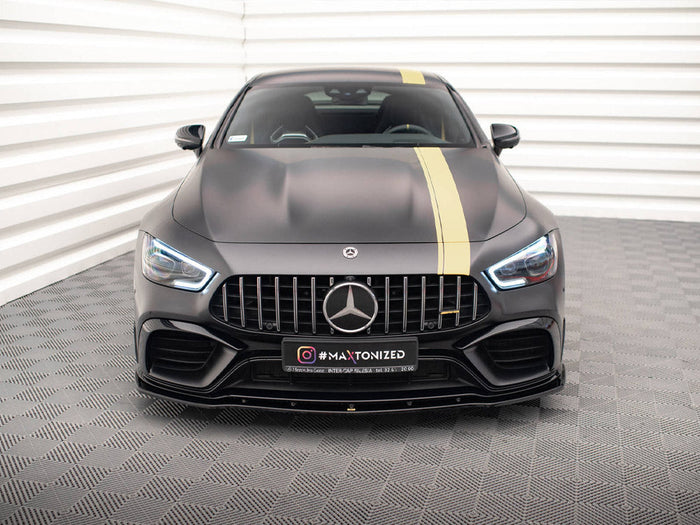 Maxton Design - FRONT SPLITTER V.2 MERCEDES AMG GT 63S 4-DOOR COUPE (2018 -)