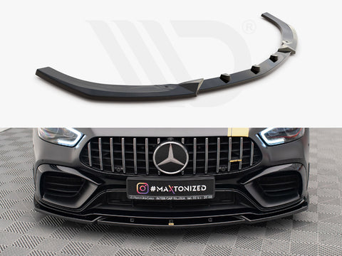 Mercedes AMG GT 63S 4-door Coupe Aero Front Splitter V.3 - Maxton Design