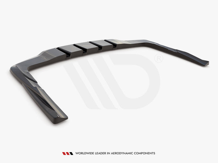 Mercedes AMG GT 63S 4-door Coupe Aero Rear Splitter (Vertical Bars) - Maxton Design
