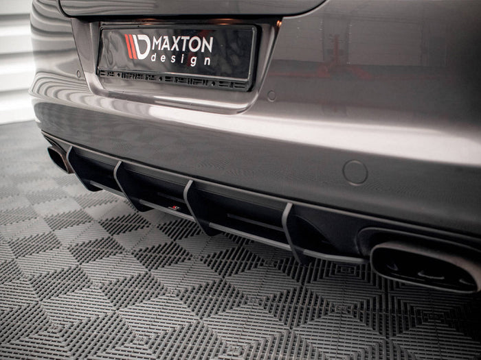Maxton Design - STREET PRO REAR DIFFUSER PORSCHE PANAMERA / PANAMERA DIESEL 970