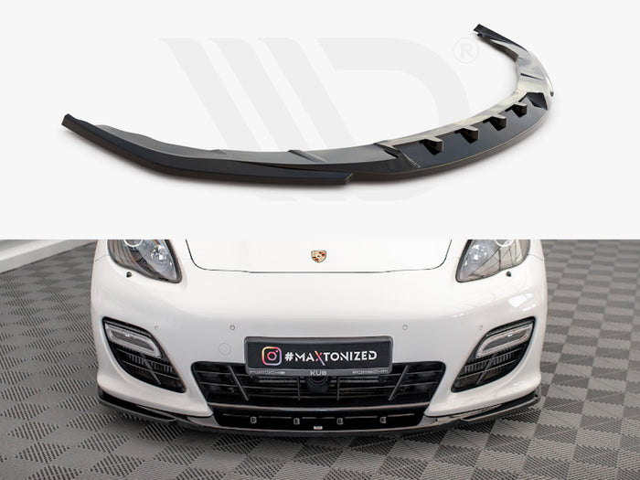 Porsche Panamera Turbo Sport Design Package 970 Front Splitter V.2 - Maxton Design