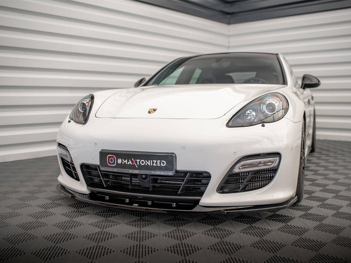 Porsche Panamera Turbo Sport Design Package 970 Front Splitter V.2 - Maxton Design