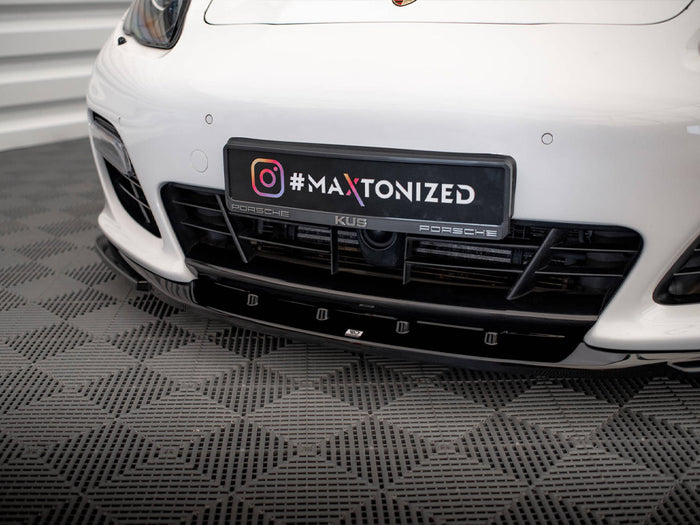 Porsche Panamera Turbo Sport Design Package 970 Front Splitter V.2 - Maxton Design