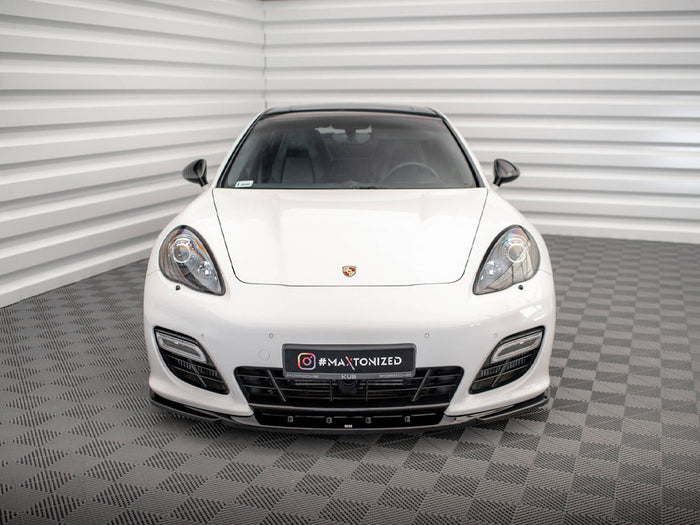 Porsche Panamera Turbo Sport Design Package 970 Front Splitter V.2 - Maxton Design