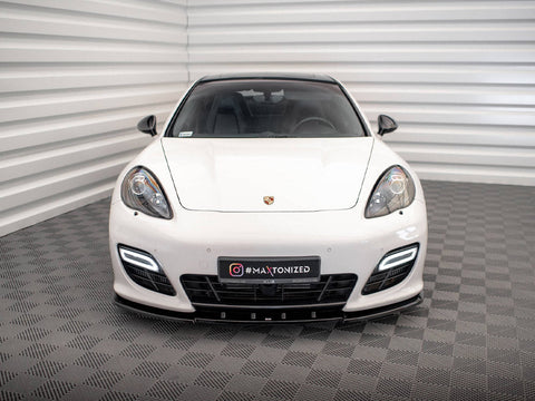 Maxton Design - FRONT SPLITTER V.1 PORSCHE PANAMERA TURBO 970