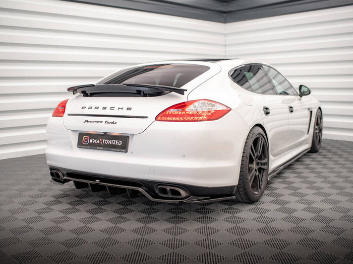 Maxton Design - CENTRAL REAR SPLITTER (VERTICAL BARS) PORSCHE PANAMERA TURBO 970