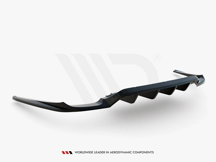 Porsche Panamera Turbo 970 Rear Splitter (Vertical Bars) - Maxton Design