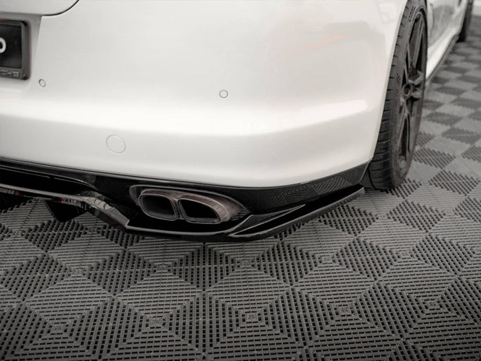 Porsche Panamera Turbo 970 Rear Splitter (Vertical Bars) - Maxton Design