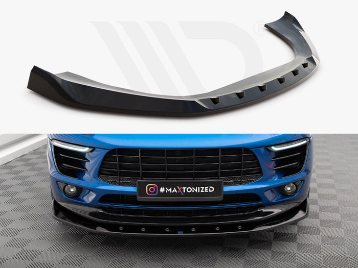 Maxton Design - FRONT SPLITTER V.1 PORSCHE MACAN MK1
