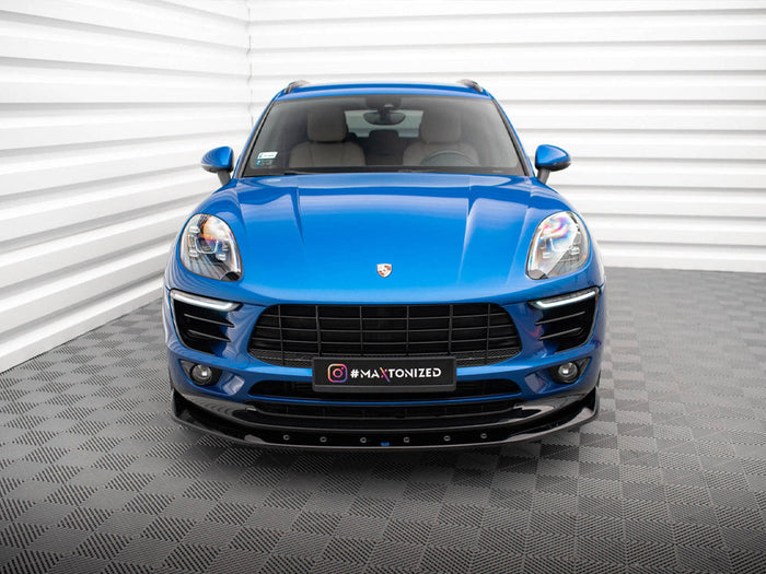 Maxton Design - FRONT SPLITTER V.1 PORSCHE MACAN MK1