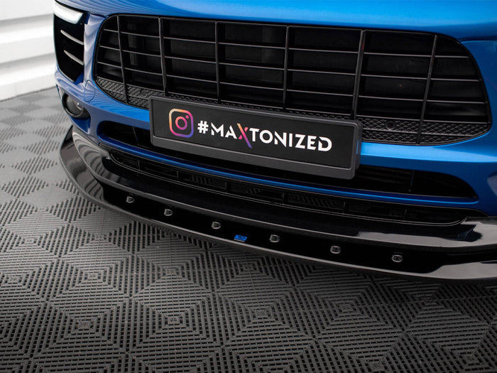 Maxton Design - FRONT SPLITTER V.1 PORSCHE MACAN MK1