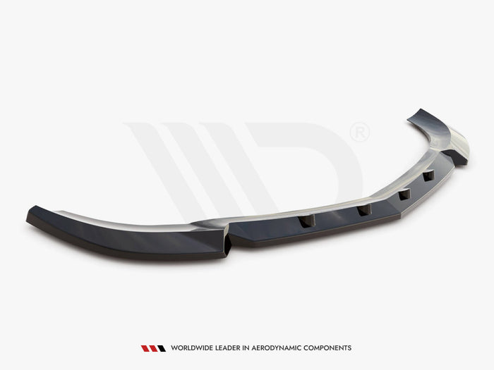 Front Splitter V.1 Mercedes-Benz C Coupe / Sedan / Estate AMG-Line C204 / W204 Facelift / S204 Facelift - Maxton Design