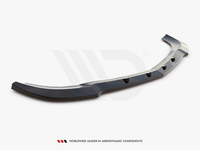 Front Splitter V.2 Mercedes-Benz C Coupe / Sedan / Estate AMG-Line C204 / W204 Facelift / S204 Facelift - Maxton Design