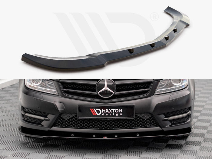 Maxton Design - FRONT SPLITTER V.2 MERCEDES C COUPE AMG-LINE C204/S204/W204