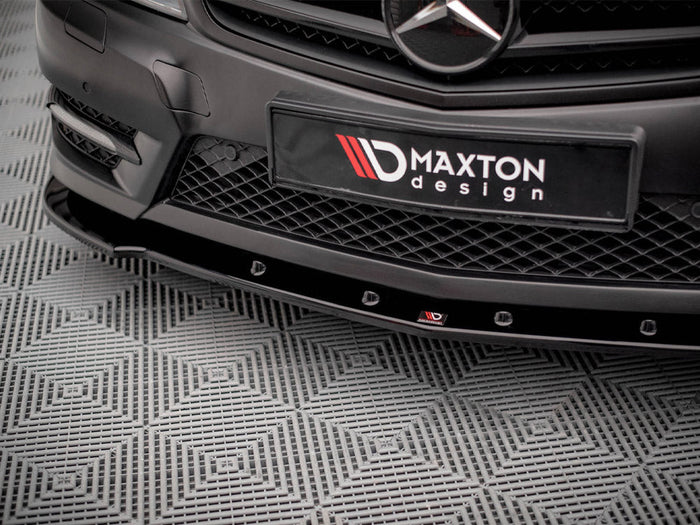 Maxton Design - FRONT SPLITTER V.2 MERCEDES C COUPE AMG-LINE C204/S204/W204