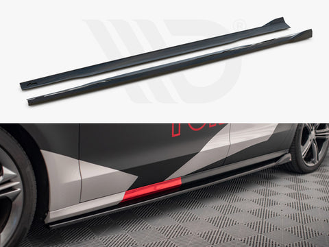 Audi S8 D4 Side Skirts Diffusers V.2 - Maxton Design