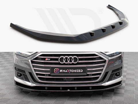 Audi S8 / A8 S-Line D5 Front Splitter V.2 - Maxton Design