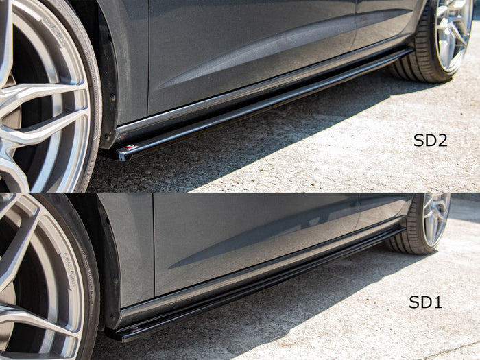 Maxton Design - SIDE SKIRTS DIFFUSERS V.2 SEAT LEON MK 3.5 CUPRA / CUPRA ESTATE