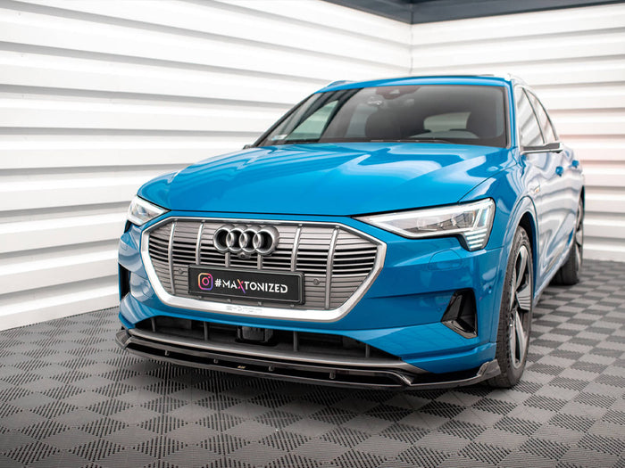 Audi e-Tron Front Splitter V.2 - Maxton Design