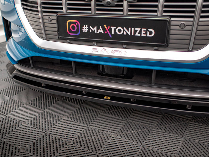 Audi e-Tron Front Splitter V.2 - Maxton Design