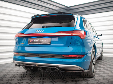Maxton Design - CENTRAL REAR SPLITTER (VERTICAL BARS) AUDI E-TRON