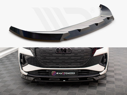 Audi Q4 e-Tron Sportback Mk1 Front Splitter V.1 - Maxton Design