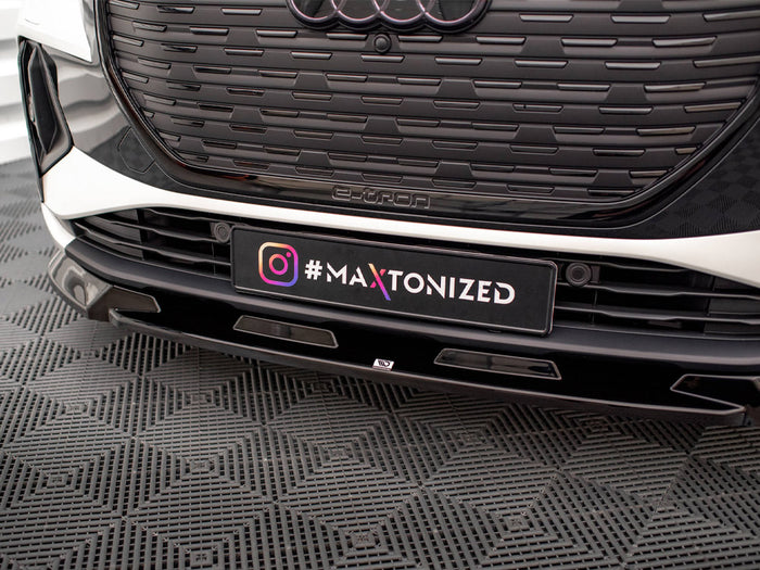 Audi Q4 e-Tron Sportback Mk1 Front Splitter V.1 - Maxton Design