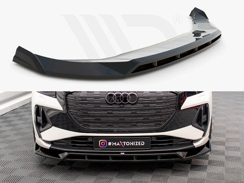Audi Q4 e-Tron Sportback Mk1 Front Splitter V.2 - Maxton Design