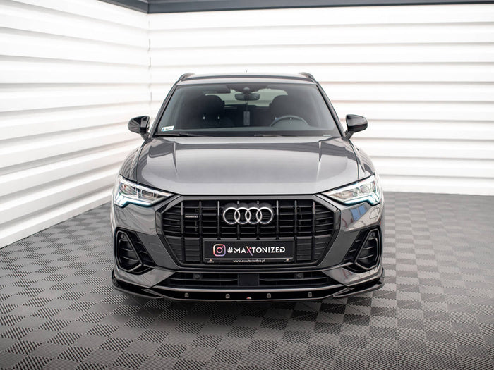 Audi Q3 S-Line F3 Front Splitter V.1 - Maxton Design