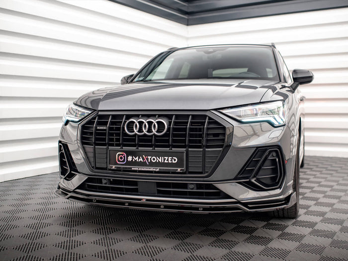 Audi Q3 S-Line F3 Front Splitter V.2 - Maxton Design