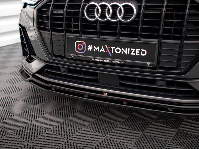 Audi Q3 S-Line F3 Front Splitter V.2 - Maxton Design