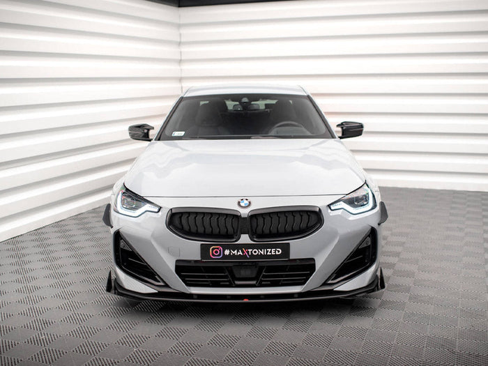 Maxton Design - STREET PRO FRONT SPLITTER + FLAPS BMW 2 COUPE M-PACK / M240I G42