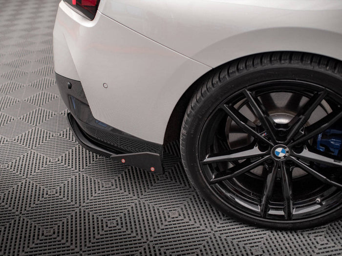 Maxton Design - REAR SIDE SPLITTERS V.2 + FLAPS BMW 2 COUPE M-PACK G42