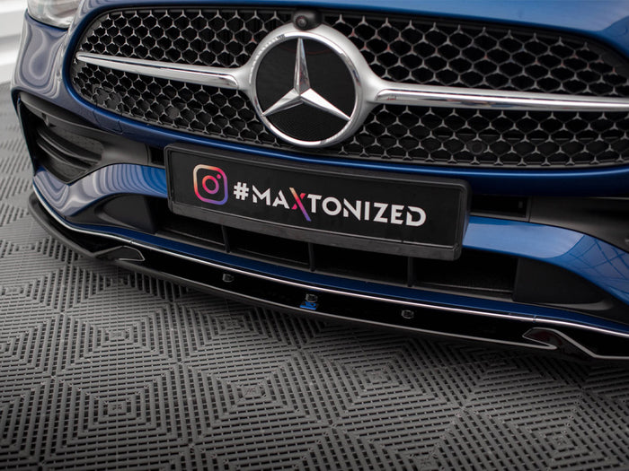 Front Splitter V.1 Mercedes-Benz C AMG-Line / 43 AMG W206 - Maxton Design