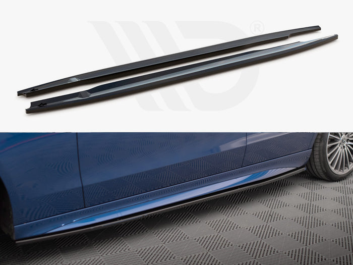Side Skirts Diffusers Mercedes-Benz C AMG-Line / 43 AMG W206 - Maxton Design