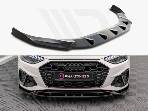 Audi A4 S-Line / S4 B9 Facelift Front Splitter V.1 - Maxton Design
